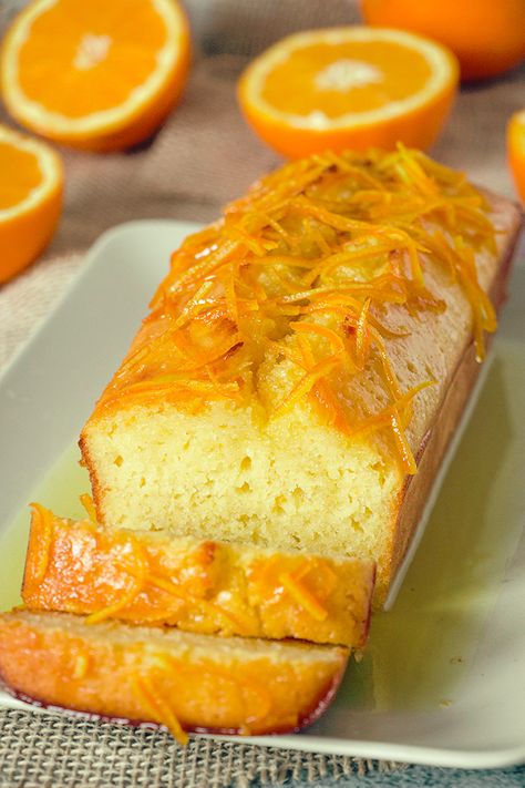 Orange Bread Recipe, Orange Loaf, Orange Pound Cake, Orange Bread, Orange Syrup, Fruit Bread, Loaf Recipes, Fresh Orange, Fruit Dip