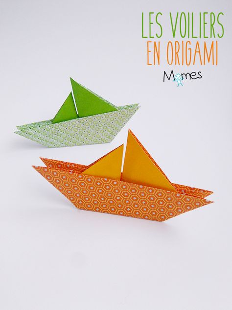 Une version origami du bateau en papier. Celui-ci a plutôt des allures de voilier ! Simple comme bonjour, Momes vous explique comment le fabriquer. Diy Origami Decor, Origami Boats, Diy Origami Home, Diy Origami Home Decor, Origami Decor, Origami Home Decor, Origami Paper Folding, Origami Star Box, Origami Ball