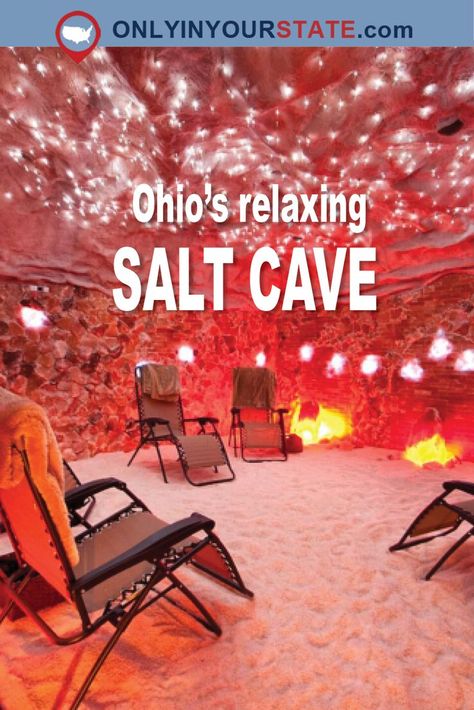 Travel | Ohio | Attractions | Site Seeing | Explore | Adventure | Weekends | Summer | Salt Cave | Relax | Getaway | Spa | Unique Finds | Things To Do | Wellness | Health Girls Getaway Weekend, Ohio Getaways, Cheap Weekend Getaways, Ohio Attractions, Ohio Destinations, Ohio Vacations, Salt Cave, Ohio Travel, Hocking Hills