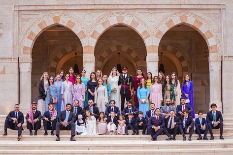 Princess Rajwa, Jordan Wedding, Queen Sofía Of Spain, Wedding Procession, Jun 2023, Prince Daniel, Queen Rania, Amman Jordan, Crown Princess Victoria