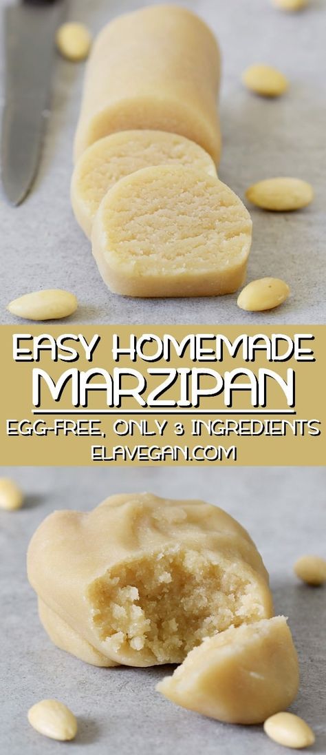 Nut Free Marzipan Recipe, Vegan Almond Paste Recipes, How To Make Marzipan Recipes, Vegan Marzipan Recipe, Homemade Almond Paste Recipe, Keto Marzipan Recipe, Almond Extract Recipes, Keto Almond Paste, Marzapane Recipe