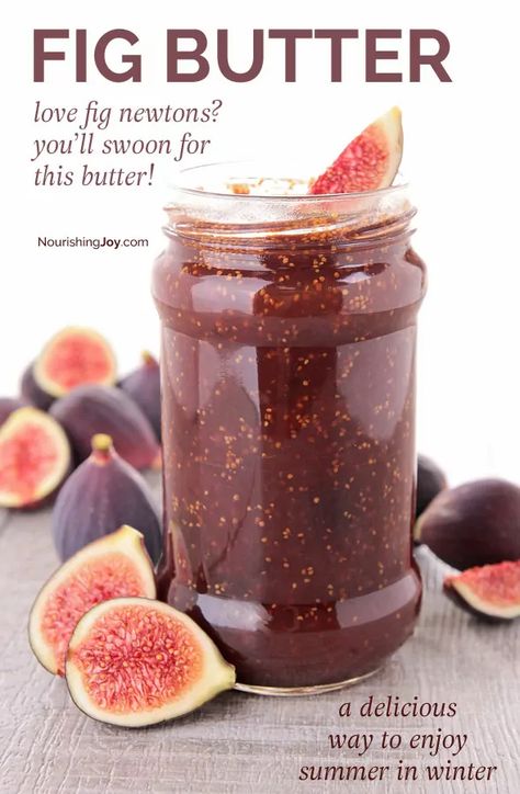 Probiotic Fig Newton Butter Fig Butter, Fruit Butters, Fig Newtons, Fig Recipes, Flavored Butter, Probiotic Foods, Jam And Jelly, Jams And Jellies, Jelly Recipes