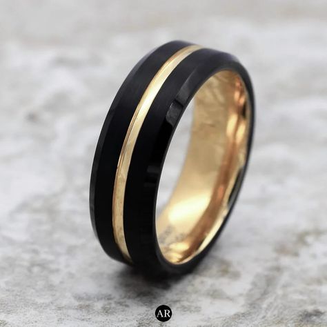 You can find ring options for every price range at theartisanrings.com and the Durham Black Tungsten Ring is now on sale! • • • • • • • • • • • • • • • • • • • • • #jewellery #jewelry #fashion #handmade #accessories #silver #jewellerydesign #weddinginspiration #jewels #ring #style #jewelrydesigner #handmadejewelry #jewelryaddict #rings #wedding #jewelrydesign #jewellerylover #onlineshopping #bridaljewellery #fashionaddict #beautiful #weddingband #tungstenrings #theartisanrings #fashionstyle Mens Wedding Bands Black, Mens Wedding Bands Tungsten, Yellow Gold Color, Black Tungsten Rings, Tungsten Wedding Band, Black Wedding Band, Black Wedding Rings, Titanium Wedding Band, Artisan Rings