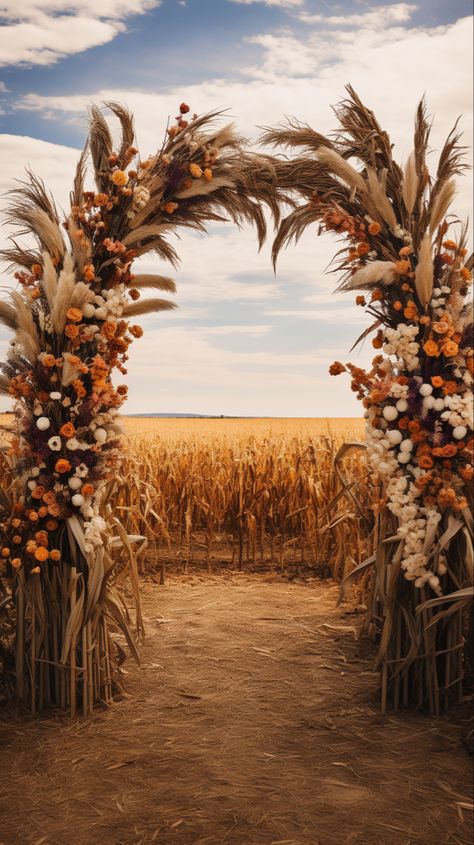 Earthy Tones Wedding Decor, Earth Tone Wedding Florals, Cornfield Wedding, Seasonal Weddings, Autumn Florals, Autumn Tones, Earthy Wedding, Country Theme Wedding, Wedding Colour