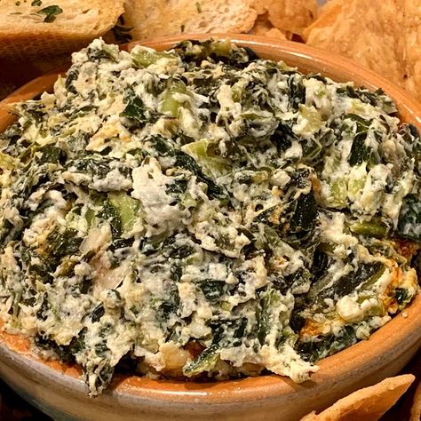 Collard Dip Recipe, Collard Dip, Collard Green Dip, Crockpot Collard Greens, Collard Greens Salad, Collard Greens With Bacon, Shrimp Appetizer Recipes, Green Dip, Green Dips