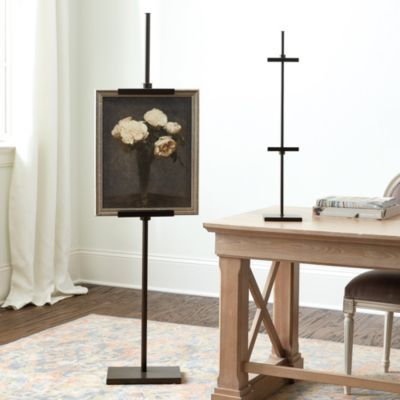 Gallery Easel | Ballard Designs Floor Easel, Table Easel, Metal Easel, Display Easel, Interiors Inspiration, Art Easel, Art Stand, Easels, Drapery Panels