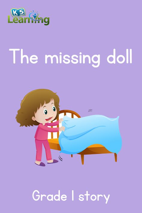 The Missing Doll is a sample story from our level E leveled reading workbook. Story For Grade 1, Small Stories For Kids, Short Stories To Read, Free Reading Comprehension Worksheets, English Story Books, Exercises For Kids, Story Reading, Reading Cards, Animated Photos