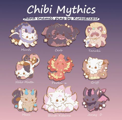 Chibi Mythical Creatures, Cute Fantasy Creatures Drawings, Cute Mythical Creatures, Animal Powers, Cute Cameras, Cute Fox Drawing, Cute Camera, Creative Drawing Prompts, Cute Fantasy Creatures