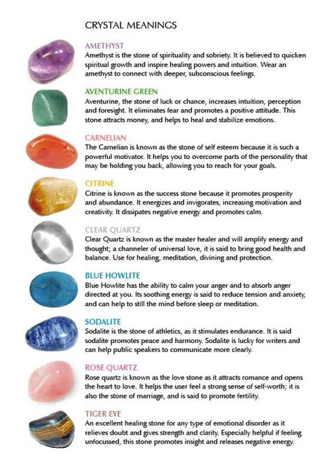 Crystal Meanings – Witches Of The Craft® Crystal Healing Chart, Buku Harry Potter, Crystal Guide, Crystal Properties, Woo Woo, Spiritual Crystals, Gemstone Meanings, Crystal Therapy, Crystal Healing Stones