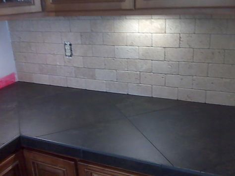 20in. porcelain kitchen counter top.. - Ceramic Tile Advice Forums - John Bridge Ceramic Tile Ceramic Countertops, Tile Countertops Kitchen, Porcelain Kitchen, Porcelain Countertops, Kitchen Remodel Countertops, Tile Counters, Outdoor Kitchen Countertops, Countertops Bathroom, Kitchen Ceramic