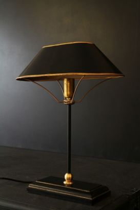 Lighting | Vintage, Retro & Contemporary Lighting | Rockett St George Cream Office, Black Gold Bedroom, Gold Desk Lamps, Table Lamps Uk, Picture Comprehension, Writing Room, Gorgeous Homes, Lamps Desk, Gold Rooms