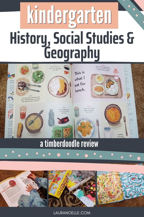 Young children are fascinated by the great big world around them and often amazed at the idea that so much of the world out there is different than what they see every day. Here's what we thought of Timberdood's materials introducing history and geography in their Kindergarten curriculum. History Lessons For Kindergarten, Kindergarten History Lesson, Around The World Curriculum, Kindergarten Homeschool Social Studies, Kindergarten Subjects Homeschool, Kindergarten History Curriculum, 1st Grade History Homeschool, Kindergarten History Activities, Geography Kindergarten