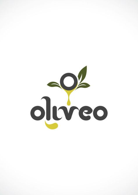 Oliveo Olive Oil | Packaging of the World: Creative Package Design Archive and Gallery Olive Oil Logo, Oil Company Logos, Olive Logo, Nature Logos, Expressive Typography, Oil Logo, Golden Bowl, Restaurant Logos, Olive Oil Brands