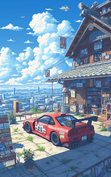 برق بنزين, Ferrari Photography, Pixel Life, Bad Parking, Pixel Car, Caring Person, Cool Images, Pixel Art Landscape, R35 Gtr