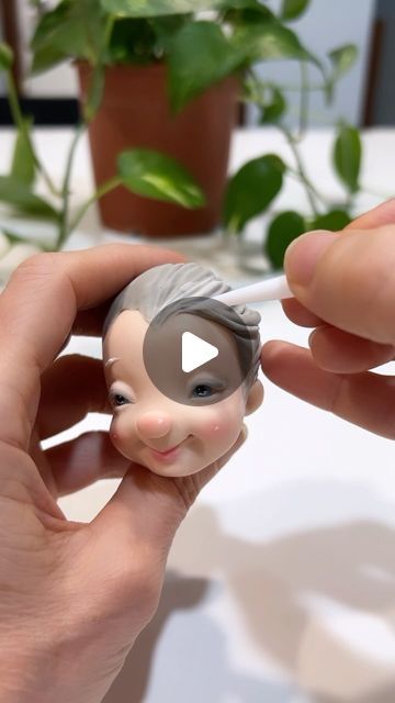 Cold Porcelain Projects, Doll Cottage, Cold Porcelain Tutorial, Cold Porcelain Clay, Fondant Figures Tutorial, Clay Fairies, Modeling Paste, Fondant Figures, Porcelain Art