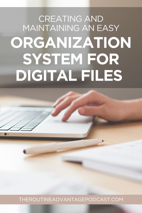 One area that we often forget to create a system for is digital organization. Back in episode 44 I talked about how to set up a system to organize your email, but today I want to touch on digital files in a space like Google Drive or Dropbox. Take my simple framework to build a system for digital file organization that is easy to maintain.  Grab a paper and pen for this one and let's get to it! Organize Digital Files, Digital File Organization, Digital Filing System, Get Your Life Organized, Digital Organization, File Organization, Organizing Systems, Get Your Life, Easy Organization