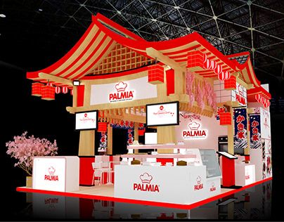 Check out new work on my @Behance portfolio: "Exhibition Booth Design . Japanese . FHI . Palmia" http://be.net/gallery/70114099/Exhibition-Booth-Design-Japanese-FHI-Palmia Chinese Booth Design, Japanese Booth Design, Japanese Booth, Japanese Photo Booth, Island Booth, Creative Booths, Photo Booth Ideas, Ideas For Design, Festival Booth