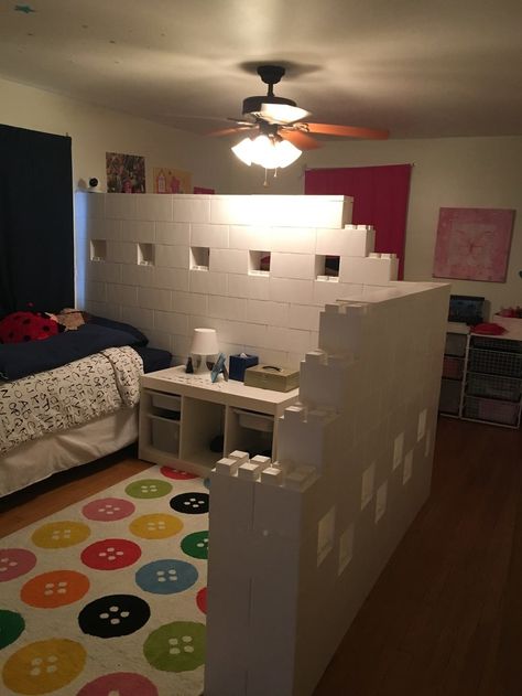 #everblock #everblocksystems #bedroom #roomdivider #dividingwall #portablewall #partition #privacy #DIY #EverBlock #EverBlockSystems #design #create #modular #buildingblocks #build Kids Room Divider Ideas, How To Divide A Room Ideas, How To Divide A Room, Chromatography Experiment, Room Divider Ideas Bedroom, Kids Room Divider, Bedroom Divider, Room Divider Ideas, Kids Rooms Shared