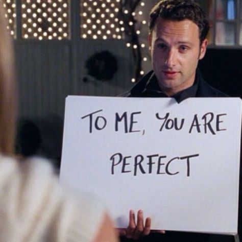 Love Actually (2003). To Me You Are PerfectPerfect ... Andrew Lincoln Love Actually, Love Actually 2003, Chris Columbus, Amor Real, Best Christmas Movies, Paper Magazine, Emma Thompson, Colin Firth, Andrew Lincoln