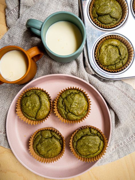 Spinach, Apple & Date Muffins (Toddler & Adult Approved!) - Dishing Up the Dirt Monkey Food, Date Muffins, Toddler Muffins, Pregnancy Eating, Spinach Muffins, Apple Muffins, Baking Muffins, Family Look, Gluten Free Sweets