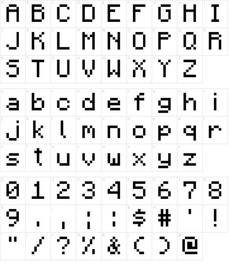 Minecraft Font Download Minecraft Font Letters, Minecraft Letters Alphabet, Minecraft Lettering, Minecraft Symbols, Lovejoy Call Me What You Like, Minecraft Numbers, Pixel Art Font, Minecraft Sign Ideas, Minecraft Banner Alphabet