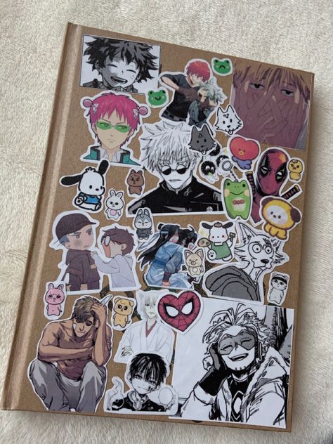 Art Binder Cover, Anime Sketchbook Cover, Sketch Book Decoration Cover, Sketch Book Design Ideas Front Cover, Ideas For Sketchbook Cover, Artbook Cover Ideas, Sketch Book Front Page Ideas, Decorating Sketchbook Cover, Sketchbook Decoration Cover