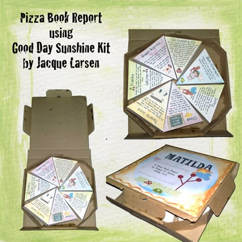 Pizza Box Book Report, Pizza Book Report, Book Report Projects, Teacher Board, Reading Projects, Book Reports, Pizza Boxes, 5th Grade Reading, Pizza Box