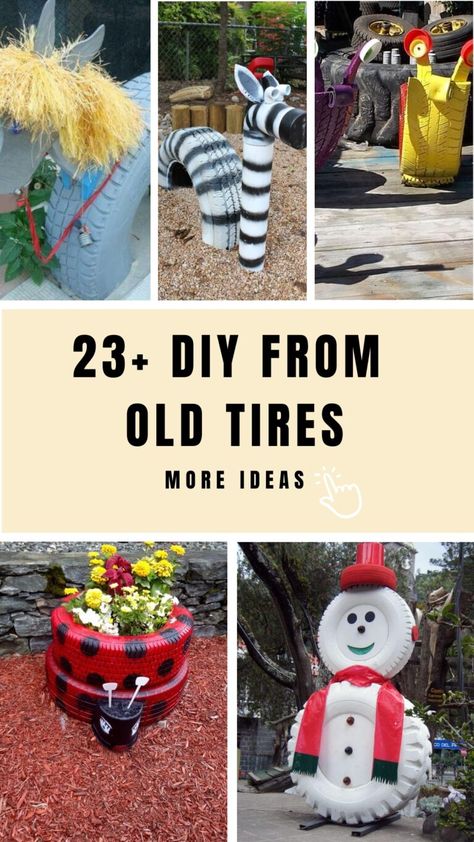 Easy and Fun Painted Pebble Garden Art Ideas Painting Tires How To, Diy Tire Projects Garden Decorations, Upcycle Tires Garden, Projects With Old Tires, Tire Projects Garden Decorations, Diy With Old Tires, Ideas For Old Tires Backyards, Backyard Tire Ideas For Kids, Old Tire Planters Diy Projects