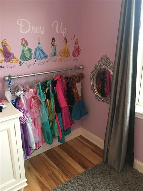 Dress up nook Disney Princess Bedding, Ikea Lack Table, Lack Table, Ikea Lack, Architecture Life, Chalkboard Wall, Tropical Wallpaper, Princess Dresses, Book Storage