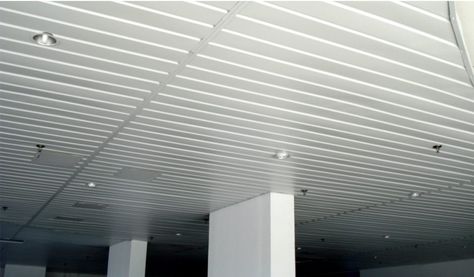 Vinyl soffit installed without any sagging. Soffit Ceiling, Exterior Paneling, Vinyl Soffit, Vinyl Siding Installation, Siding Installation, Porch Ceiling, Installing Siding, Basement House, Basement Ceiling