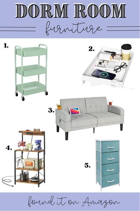 Bringing the right furniture to college can make your room feel like home #amazon #affiliate Dorm Tips, Dorm Room Furniture, Dorm Hacks, My Dream Future, Garden Remedies, Room Furniture Ideas, College Dorm Room Decor, Dorm Room Designs, Dorm Inspo