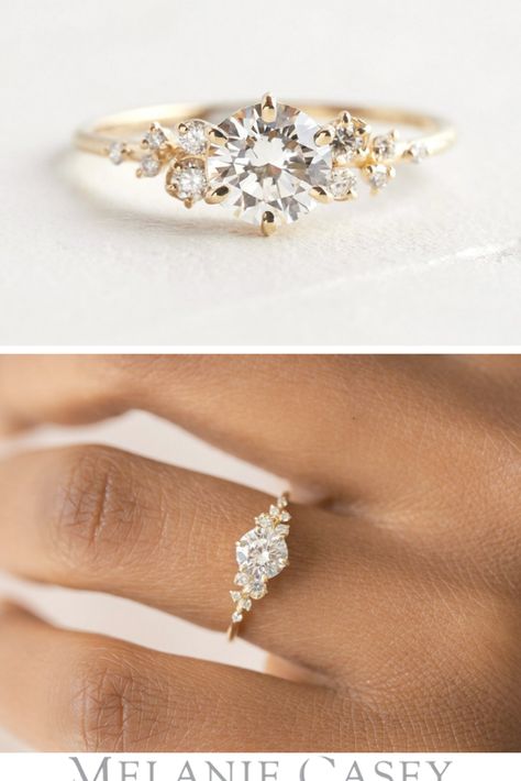 Small Wedding Rings, Gold Band Engagement Rings, Pretty Engagement Rings, Dream Wedding Ring, Ladies Rings, Stunning Diamond Rings, Dainty Engagement Rings, Rings Ideas, 2024 Year