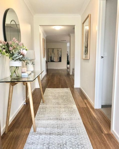 Runner Rugs for the Hallway Entrance Way, Hallway Ideas Entrance Interior Design, Entry Hallway, Hallway Ideas Colour, Hallway Ideas Entrance Narrow, Stair Runner, Entrance Hallway, Wall Colors, Alcove Bathtub