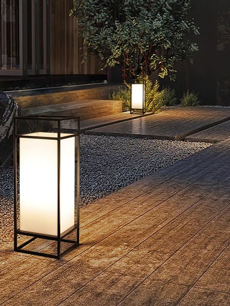 Light up your outdoor space with the Cleo Lantern Outdoor Table Lamp. This stylish and modern lamp features an IP65-rated weatherproof construction, making it capable of withstanding wind and rain. Perfect for any outdoor setting. 
 
 If you have any questions about our products, please contact us and we will get back to you within 24 hours. 
 Product Size 
 Size: L 6.7 x H 11.8 / L 17cm x H 30cm 
   
 Size: L 6.7 x H 17.7 / L 17cm x H 45cm 
 
 Size: L 9.8 x H 23.6 / L 25cm x H 60cm 
 
 Details 
 Material: Stainless steel, Acrylic 
 Light source: LED bulb or Edison bulb 
 Bulb base type:  E27 or E26 (not included)  
 Voltage:  AC 110-240V (Wired version) / D C 3.2V (Solar-powered version) . 
 Mountin  Floor 
 Environment: Outdoor 
 IP: IP65 
 Color:  White, Black 
 We provide 150cm / 59  w Outdoor Table Lamp, Lantern Table Lamp, Lantern Outdoor, Japanese Lantern, Mesa Exterior, Outdoor Table Lamps, Outdoor Setting, Outdoor Lanterns, Modern Lamp