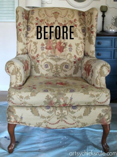 Painting Upholstered Furniture, Kids Hanging Chair, Chalk Paint Chairs, Upholstered Chairs Fabric, Paint Upholstery, Cheap Adirondack Chairs, Toddler Table And Chairs, Painted Chair, Upholstered Swivel Chairs