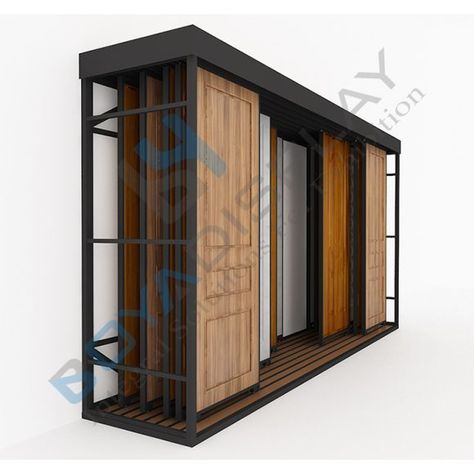 Boya Flat Draw Door Display Stand Supplier (1) Door Showroom Design, Door Display Showroom, Showroom Curtain, Plywood Showroom, Door Showroom, Kitchen And Bath Showroom, Showroom Decor, Modern Exterior Doors, Door Display