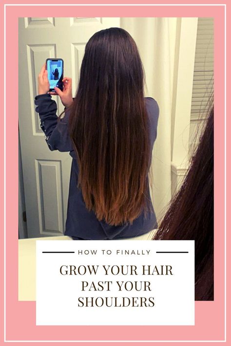 11 Hair Growing Tips for Hair That Won't Grow Past Shoulders Long Healthy Hair Tips, 2 Year Hair Growth, Average Hair Growth Chart, Hair Past Shoulders, 1 Year Hair Growth Before And After, Hair Growth Before And After 6 Months, Why My Hair Isnt Growing, Hair Growth Chart, Tips To Grow Hair