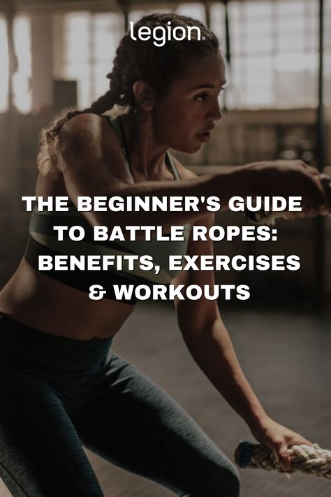 Battle Rope Workout Beginner, Ropes Workout, Battle Rope Exercises, Battle Rope Workout, Rope Workout, Rope Exercises, Rope Training, Battle Ropes, Muscle Building Workouts