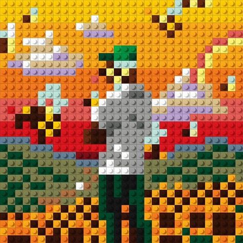 Pixel Tyler The Creator, Tyler The Creator Cross Stitch, Pixel Art Grid Album Covers, Frank Ocean Pixel Art, Peeler Bead Album Cover, Perler Bead Patterns Album Covers, Pixel Art Tyler The Creator, Tyler The Creator Alpha Pattern, Crochet Tyler The Creator