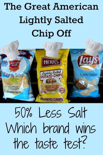 Which Lightly Salted low sodium potato chip brand won the Great American Chip Off? And the winner is ? Low Sodium Chips, American Chips, Salted Potatoes, Chips Brands, Potato Chip, Taste Test, Taste Testing, Low Sodium, Living Tips