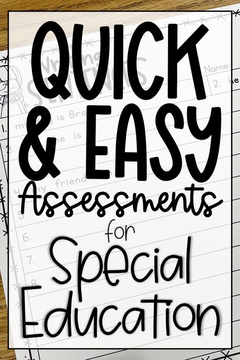 If you are a special education teacher, then you know assessments are an important part of our jobs. I love these assessments when I have move-in, evaluations, or annuals. They help me write the perfect IEP goals! Special Education Assessments, Progress Monitoring Special Education, 2024 Classroom, Early Reading Skills, Decoding Words, Co Teaching, Inclusive Education, Special Education Elementary, Inclusion Classroom