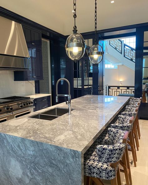 Stewart Manger (@stewartmangerdesign) • Instagram photos and videos Denim Blue Kitchen, Blue Kitchen, Blue Kitchens, Denim Blue, Kitchens, Blue Denim, Instagram Photos, Photo And Video, Instagram Photo