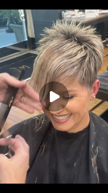 Haircut Volume, Volume Hairstyles, Kids Ponytail, Fine Hair Pixie Cut, Short Spiky Haircuts, Face Female, Short Spiked Hair, Short Sassy Haircuts, Sassy Haircuts