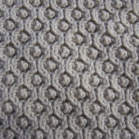 Beautiful texture in this pattern. Assemblage by Norah Gaughan, (Ravelry) cardigan pattern with this embossed honeycomb stitch. Norah Gaughan, Honeycomb Stitch, Knitted Clothes, How To Purl Knit, Crochet Motifs, Knit Stitch Patterns, Crochet Stitches Patterns, Yarn Projects, Knitting Charts