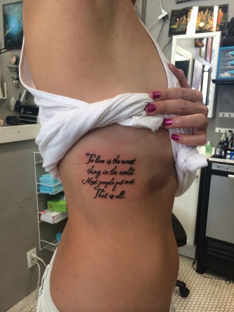 My newest ink courtesy of #oscarwilde #rib tattoos Bone Tattoo, Bone Tattoos, Collar Bone Tattoo, Collar Bone, Tattoos For Women, Tatting, Tattoo Quotes, Tattoos, Collar