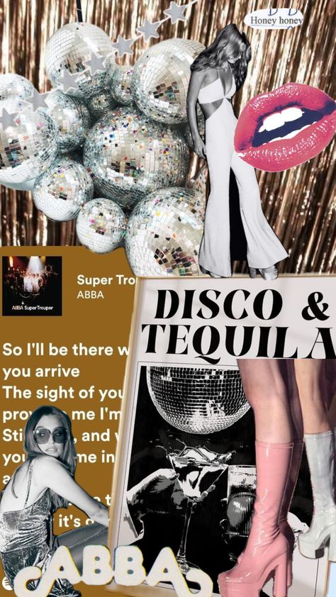 #vintage #vibes #abba #disco #party #partygirl #drinks #funky #fun Disco Party, Vintage Vibes, Abba, Drinks