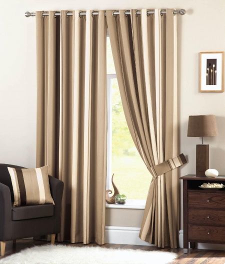 Blind Curtains Bedroom, Curtain Design Modern, Brown Curtains Living Room, Curtains Brown, Charcoal Curtains, Curtains Uk, Cream Curtains, Brown Curtains, Beige Curtains