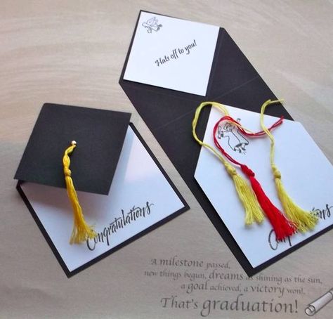 mortarboard by tessaduck - Cards and Paper Crafts at Splitcoaststampers. She calls it a fancy fold card. I call it clever. Like the grad quote too. Cards Origami, Card Origami, Graduation Invites, Graduation Cards Handmade, Mortar Board, Graduation Congratulations, Grad Hat, Congratulations Cards, Grad Cards