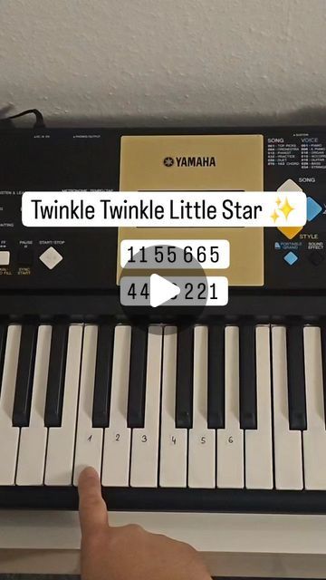 31K views · 1K likes | Alex Becker | Piano Tutorials / Covers on Instagram: "TWINKLE TWINKLE LITTLE STAR✨️ (piano cover)   Don't forget to follow @_piano.tutorials if you want more daily updates. 🎹💙  #piano #pianocover #pianomusic #pianotutorial #babymusic #twinkletwinklelittlestar #cocomelon #pianoreels #reels" Twinkle Twinkle Little Star Piano, Do Re Mi, Piano Cover, Piano Tutorial, Piano Keys, Baby Music, Piano Chords, Twinkle Star, Easy Piano