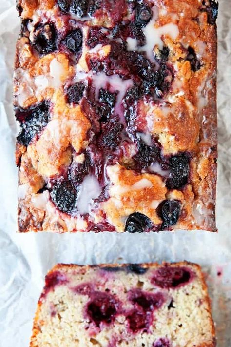 Frozen Fruit Bread, Frozen Berry Bread, Frozen Banana Recipes Baking, Mixed Berry Bread, Berry Banana Bread, Blackberry Bread, Raspberry Bread, Creamsicle Cake, Blueberry Banana Bread